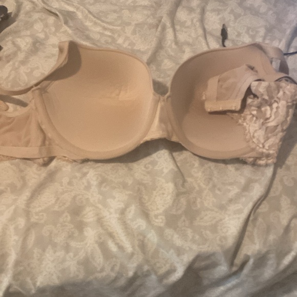 Torrid Plus Size Beige Lace Push-Up Balconette Bra - Picture 4 of 5